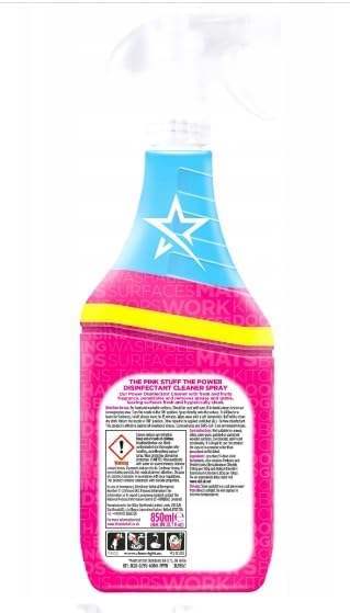 Stardrops The Pink Stuff Power Disinfectant Cleaner Multi Purpose Spray Streak Free 850ML - Zallaq Store