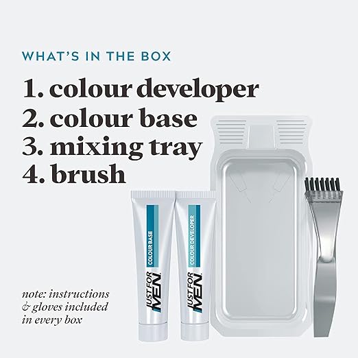 JUST FOR MEN Color Gel Mustache & Beard M-55 - Zallaq Store