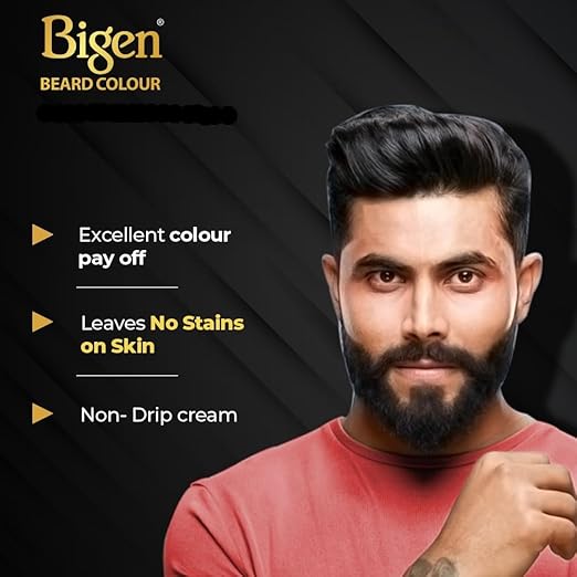 Bigen Men's Beard Colour - 102 Brown Black