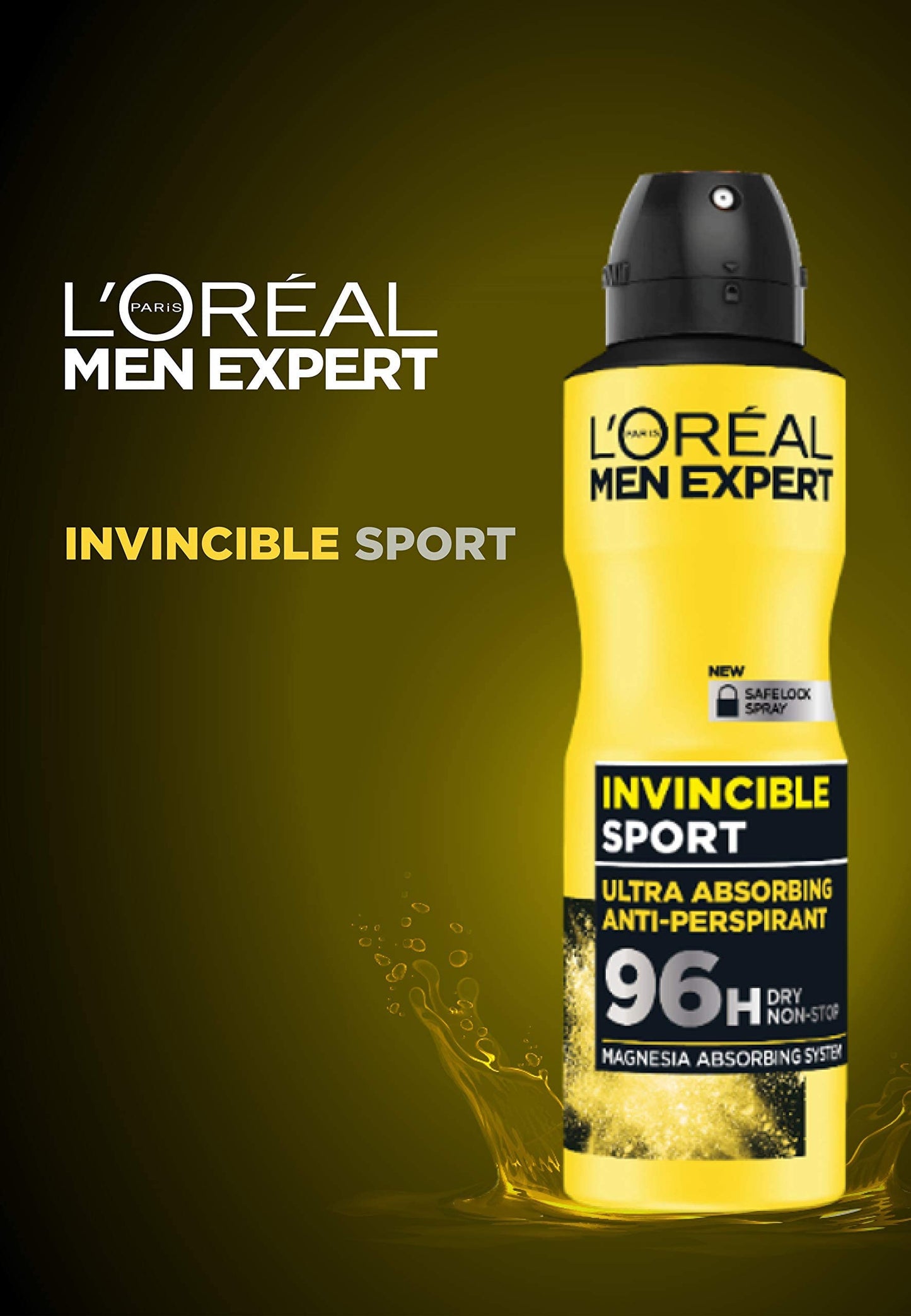 L'Oreal Paris L'Oreal Men Expert Invincible Sport Deodorant Spray 250 ml - Zallaq Store