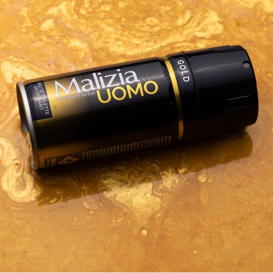 MALIZIA UOMO DEODORANT - GOLD 150ML - Zallaq Store