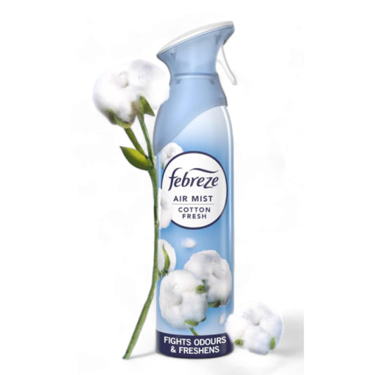 FEBREZE AIR FRESHENER COTTON FRESH 185ML - Zallaq Store