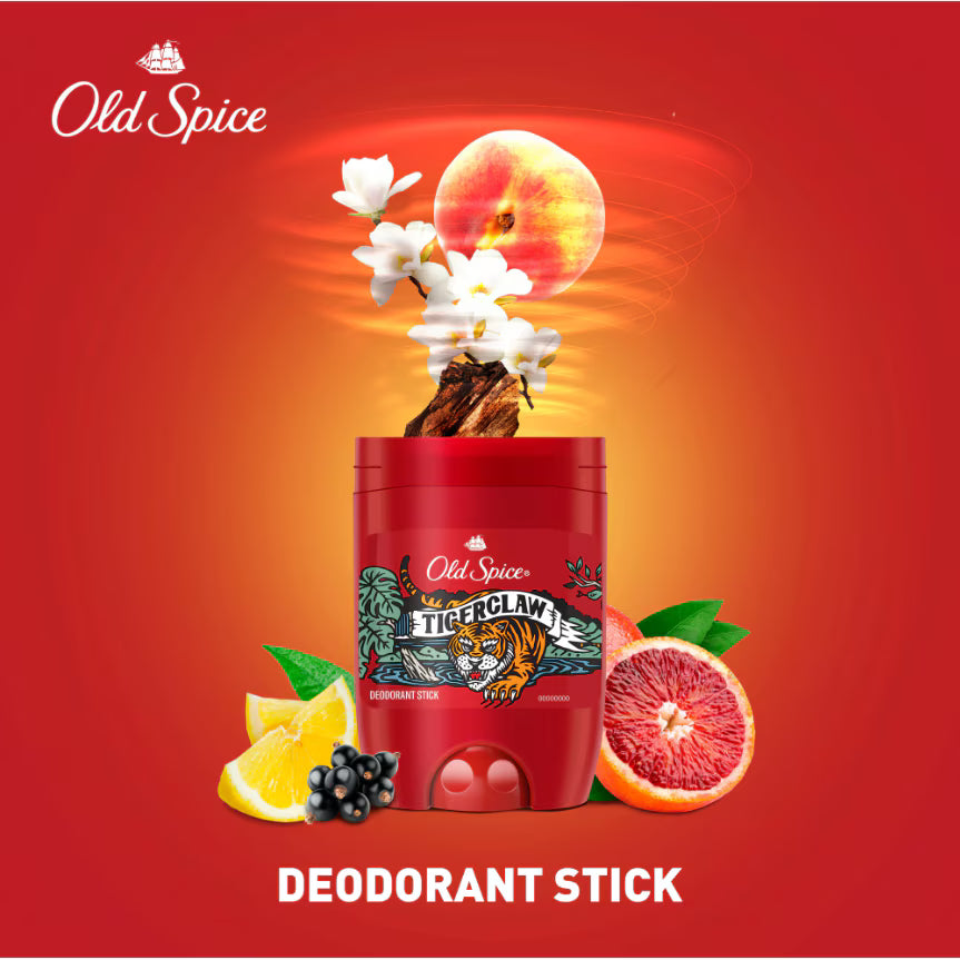 Old Spice TigerClaw Deodorant Stick 50ml - Zallaq Store