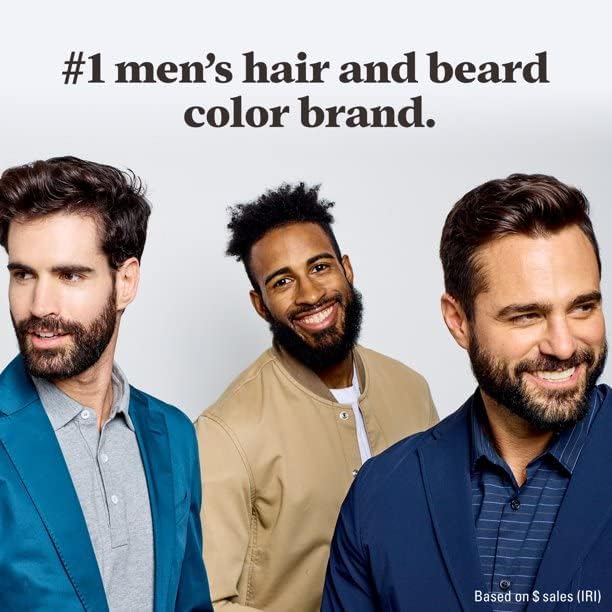 Just For Men Mustache & Beard Brush-In Color Gel M-45 Dark Brown