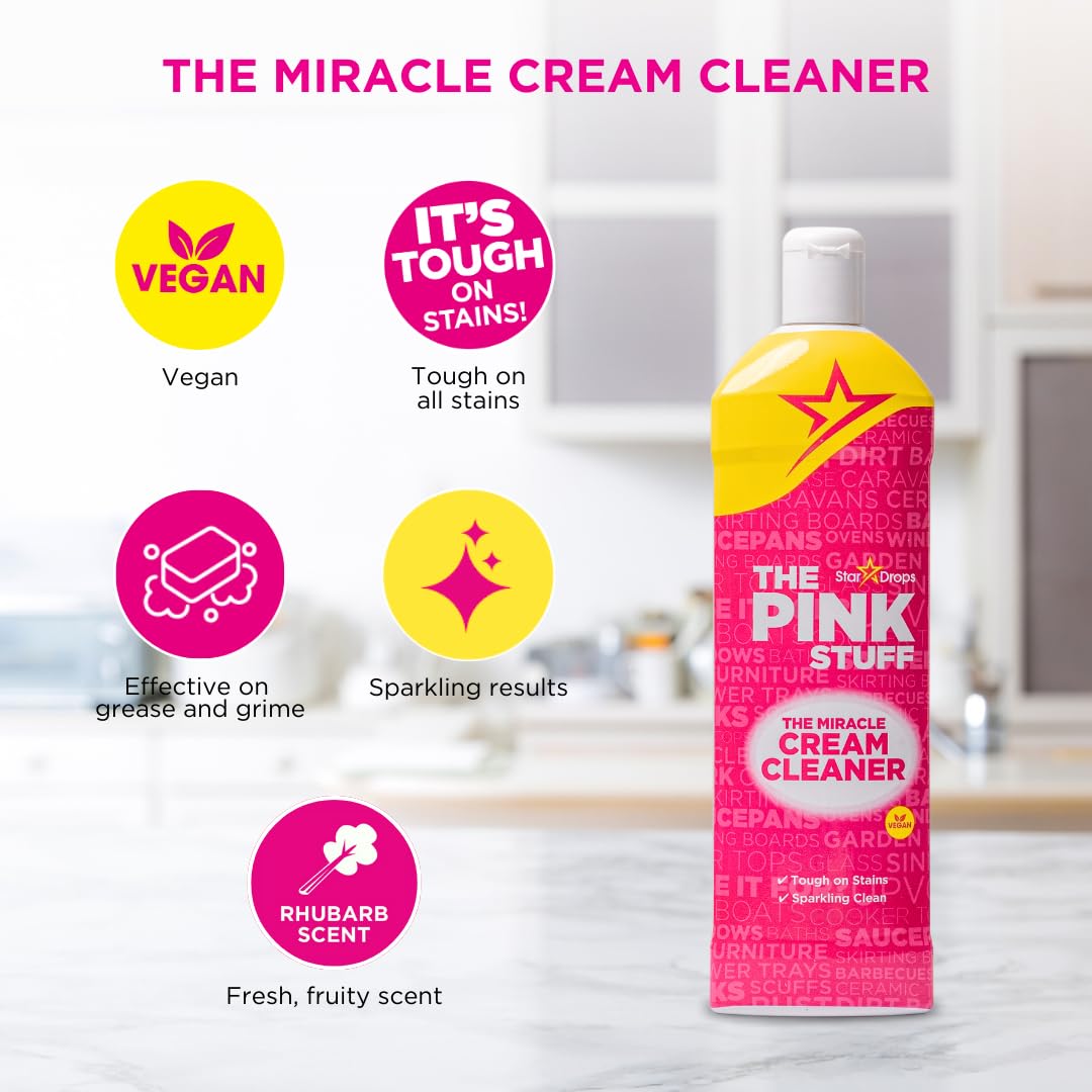 The Pink Stuff Stardrops Miracle Cream Cleaner 500ml