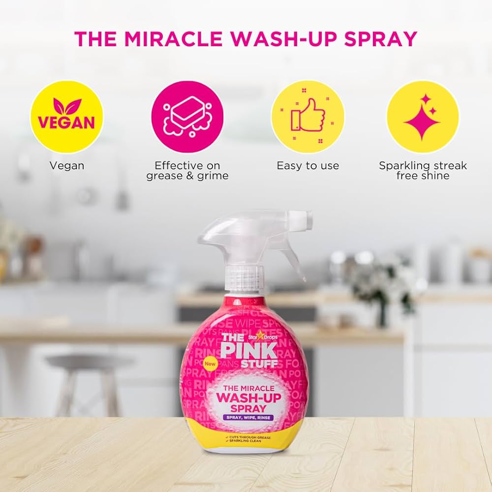 The Pink Stuff Stardrops Miracle washup spary 500ml