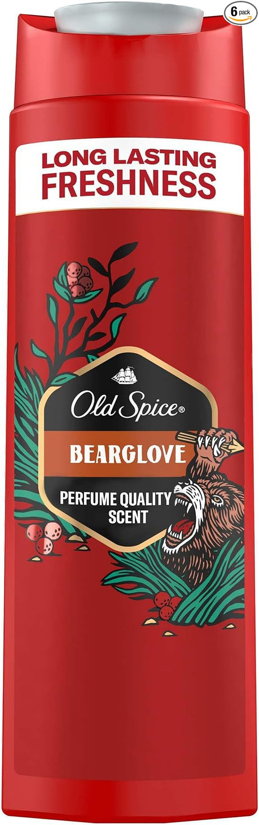Old Spice Bearglove Shower Gel and Shampoo for Men 400ml