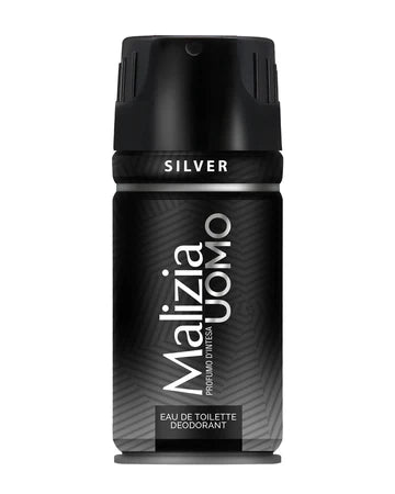 MALIZIA UOMO DEODRANT - SILVER 150ML