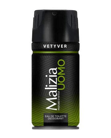 MALIZIA UOMO DEODRANT - VETYVER 150ML