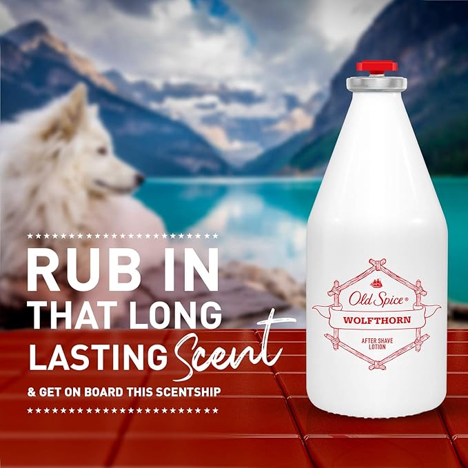 Old Spice Wolfthorn After Shave Lotion For Men, 100 ml