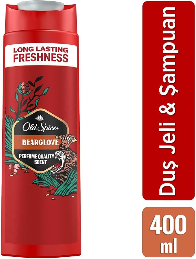 Old Spice Bearglove Shower Gel and Shampoo for Men 400ml