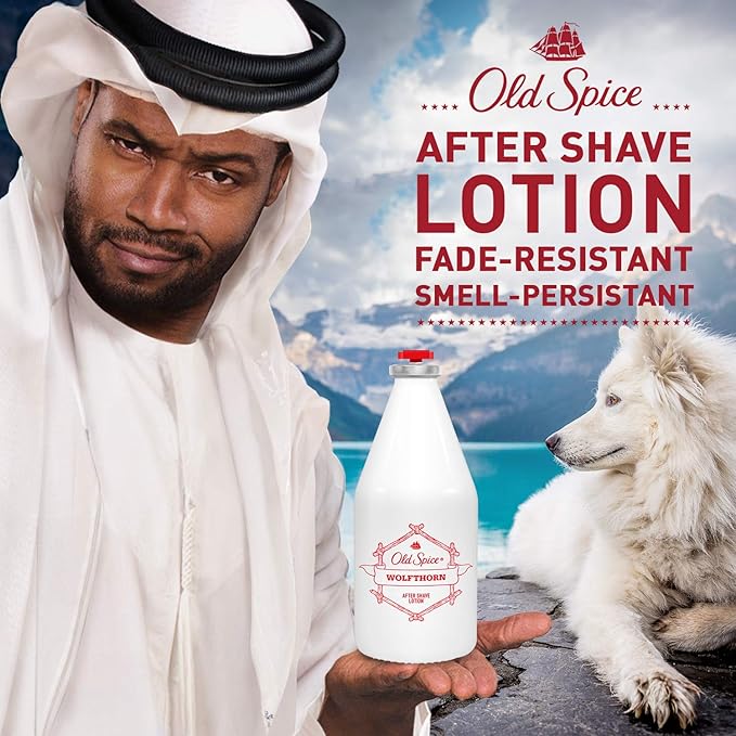 Old Spice Wolfthorn After Shave Lotion For Men, 100 ml