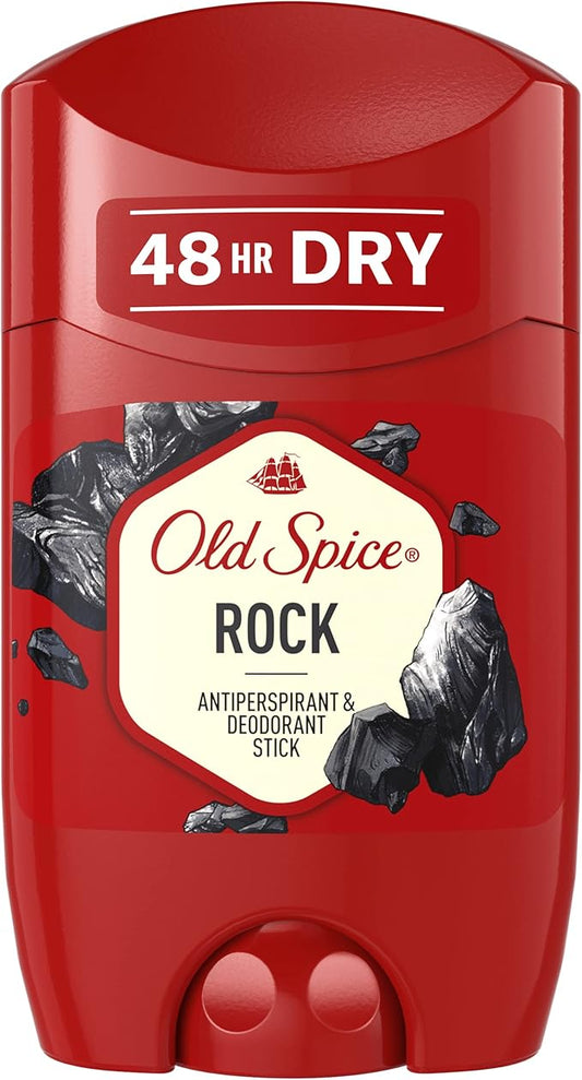 Old Spice Rock Antiperspirant and Deodorant Stick for Men, 50 ml