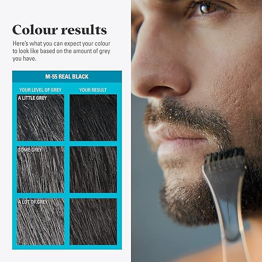 JUST FOR MEN Color Gel Mustache & Beard M-55