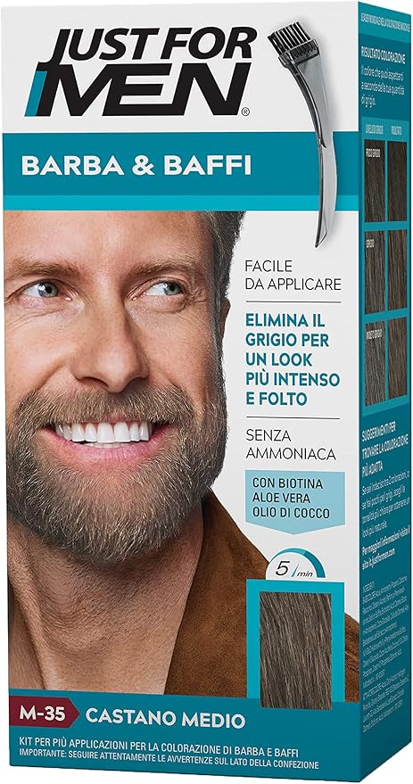 Just for Men Beard & Mustache, M35 Medium Brown