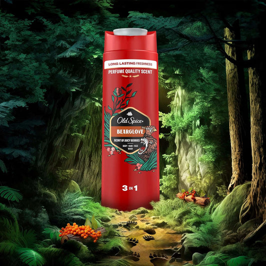 Old Spice Bearglove Shower Gel and Shampoo for Men 400ml