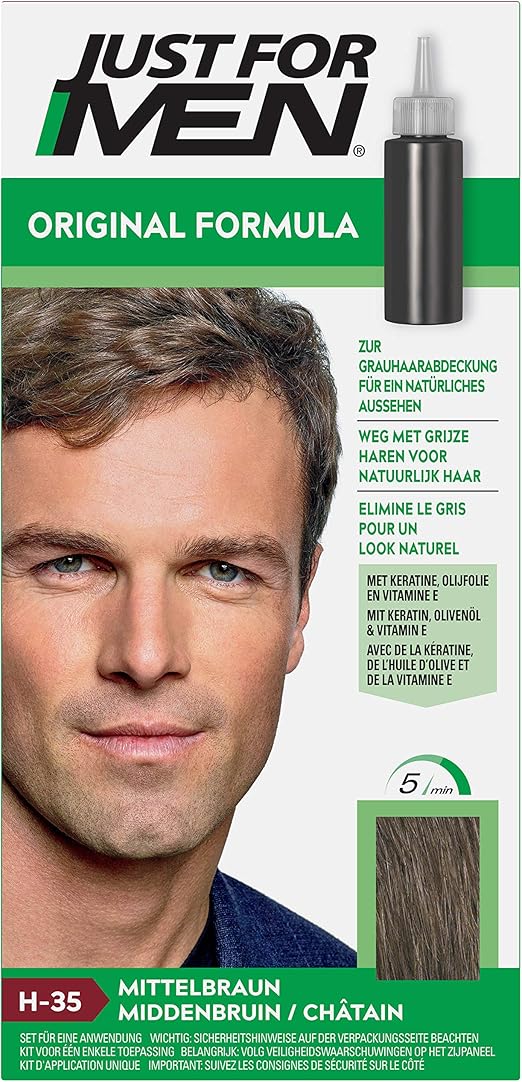Just For Men Hair Colour Medium Brown H-35 60ml