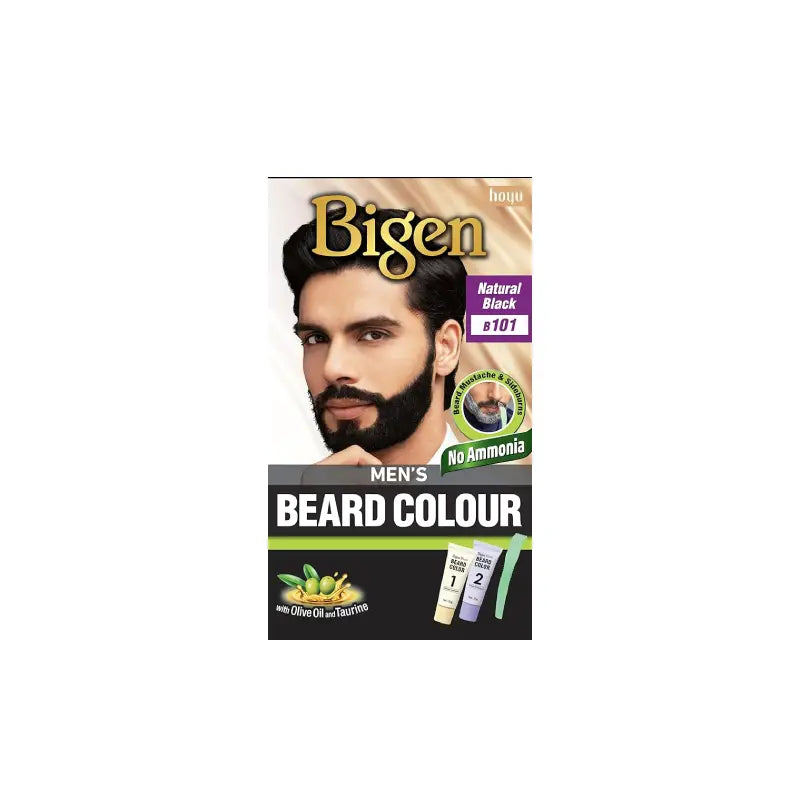 Bigen Men'S Beard Color, Natural Black B101, 40G