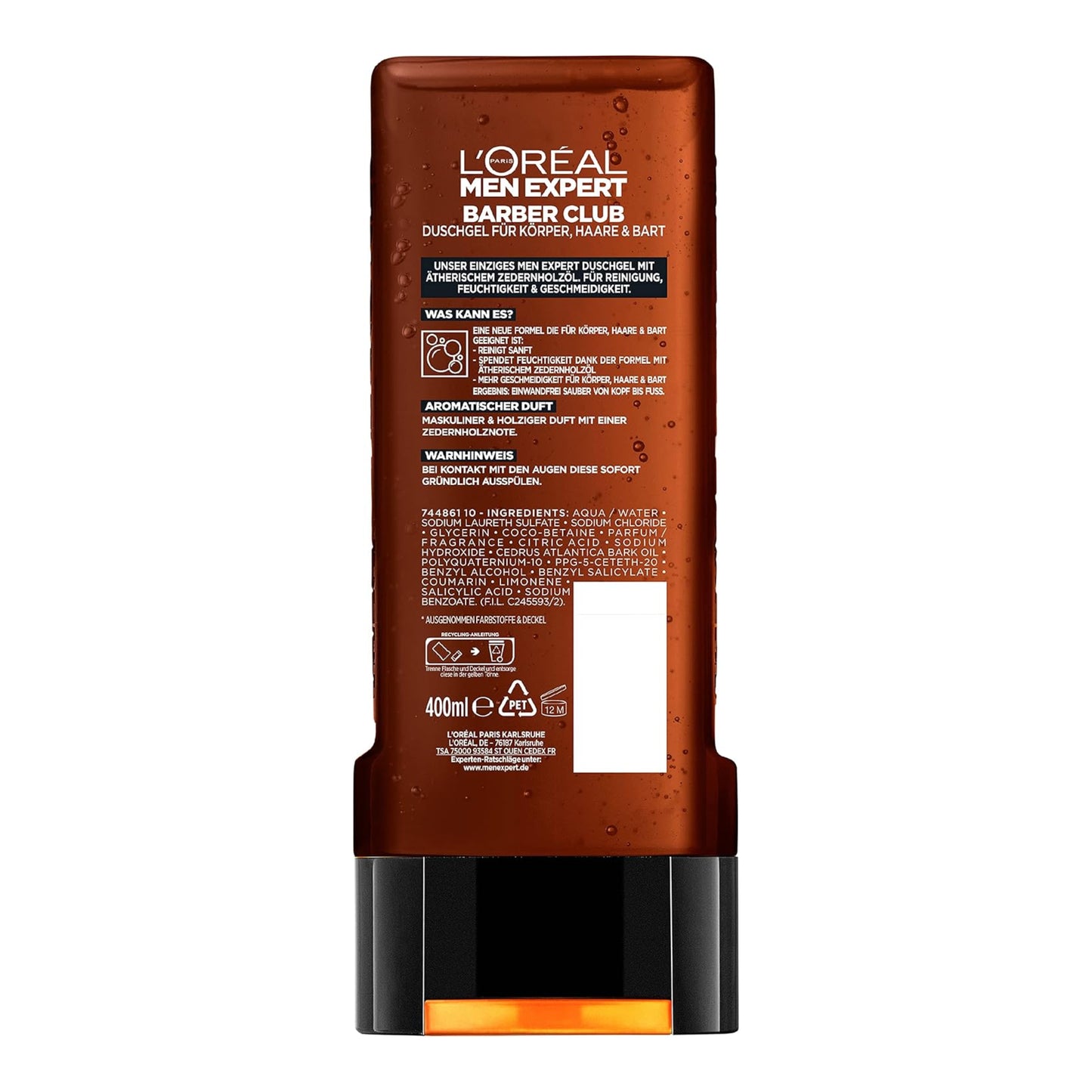L'Oréal Paris Men Expert Barber Club Shower Gel XXL 400ml