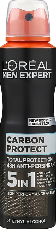 L'Oreal Men Expert Carbon Protect Anti Perspirant Spray Deodorant 250ml