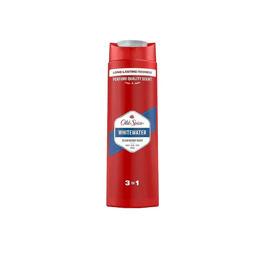 Old Spice Whitewater 3-In-1 Body-Hair-Face Wash for Men, 400ml